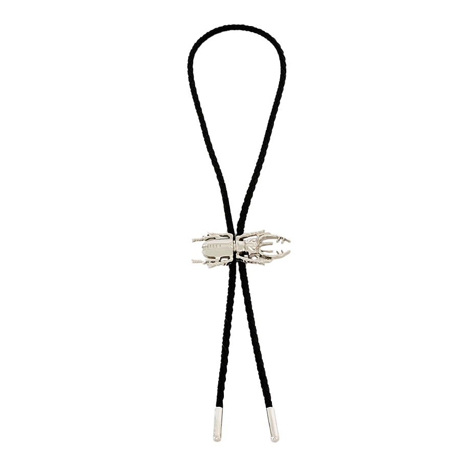 One Maculi + Leather Bolo Tie 003 - Image 2