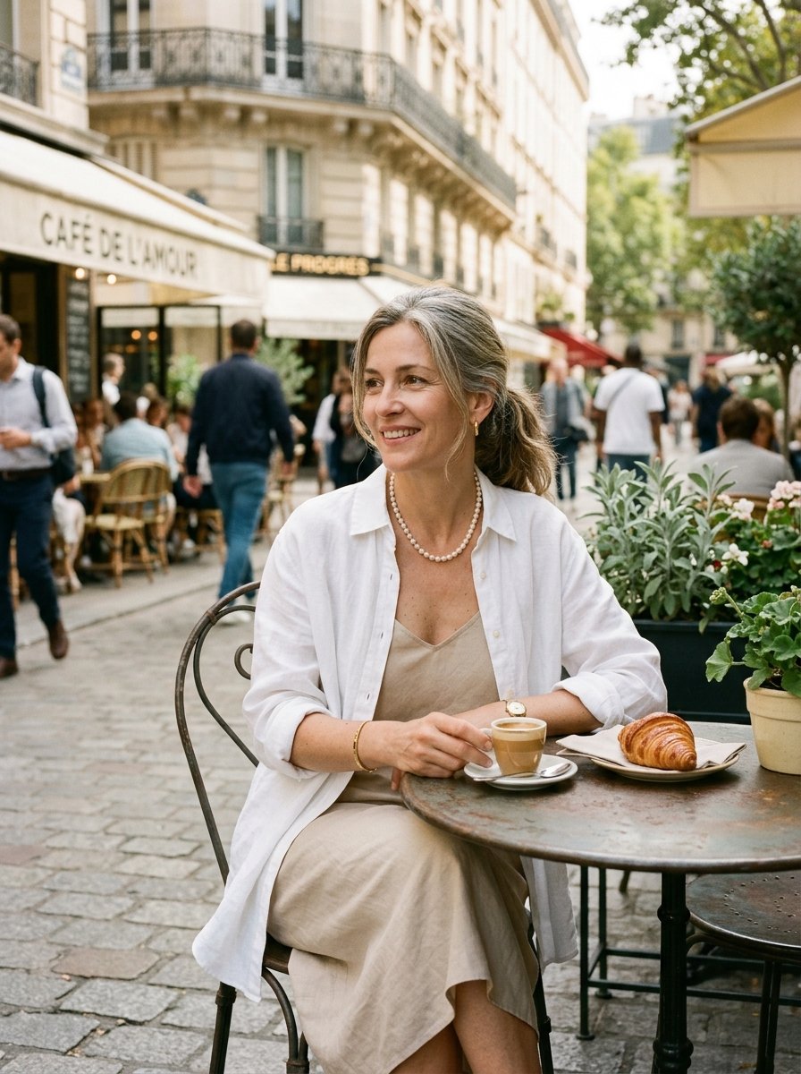 Brunch en café parisino